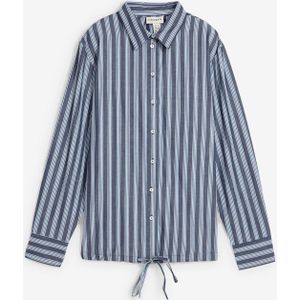 Oversized blouse van katoen