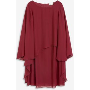 Mini jurk van fijn chiffon