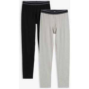 Lange onderbroek met zacht biologisch katoen (set van 2)