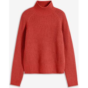 Gebreide trui met opstaande kraag