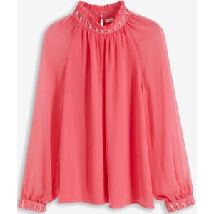 Blouse met parels