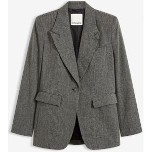 Blazer in tweed look