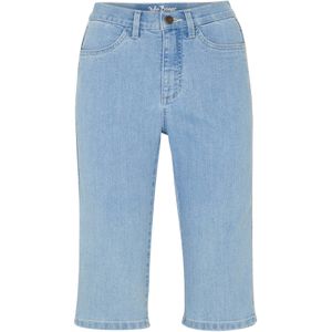 Slim fit high waist jeans bermuda