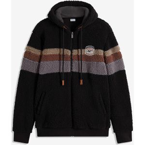 Teddy fleece vest met capuchon