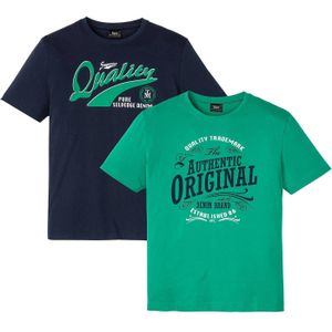 T-shirt van puur katoen (set van 2)