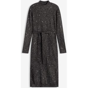 Gebreide jurk met pailletten
