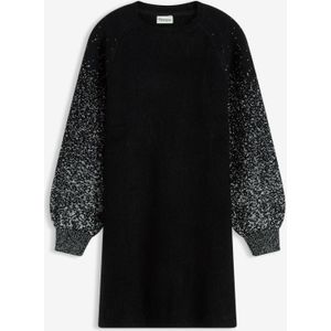 Gebreide jurk met glittereffect