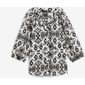 Gedessineerde blouse van katoen