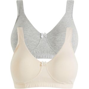 Minimizer T-shirt bh zonder beugels met biologisch katoen (set van 2)