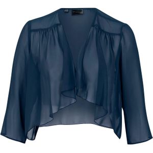 Chiffon bolero met gerecycled polyester