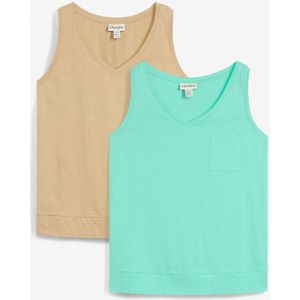 Tanktop van biologisch katoen (set van 2)