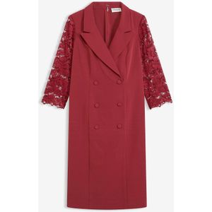 Blazerjurk met kanten mouwen