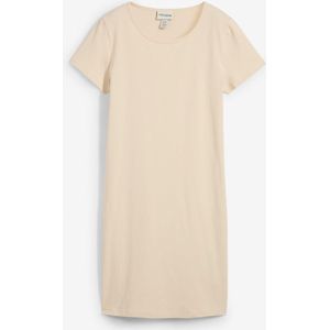 Jersey jurk met biologisch katoen en stretch