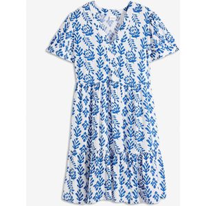 Gedessineerde tuniekjurk van viscose