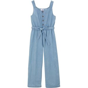 Meisjes jeans jumpsuit van katoen
