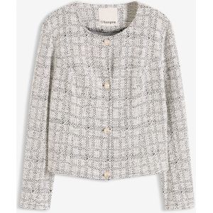 Bouclé vest van katoen