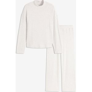 Oversized huispak van zacht ribmateriaal