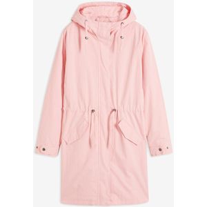 Lange parka met capuchon