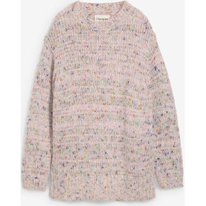 Oversized trui van noppengaren