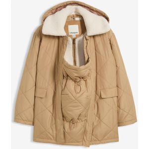 6-in-1 zwangerschaps- en babyvest met afneembaar gilet