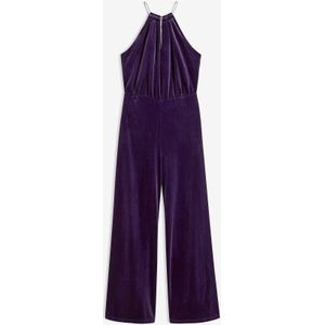 Jumpsuit van zacht fluweel