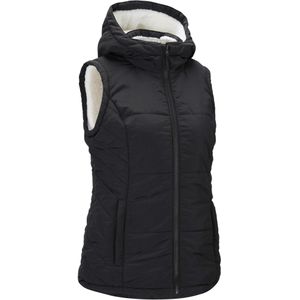 Outdoor bodywarmer met teddy voering