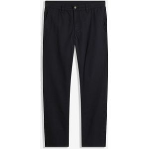 Relaxed fit stretch chino met biologisch katoen, straight