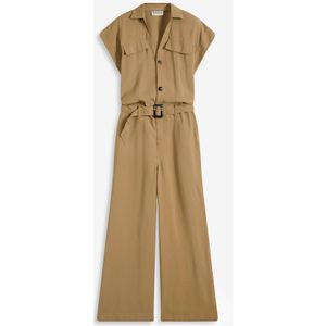 Viscose jumpsuit met riem