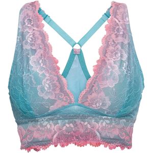 Bralette met fijn kant in kleurverloop