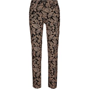 Gedessineerde stretch broek