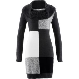 Knielange, gebreide jurk