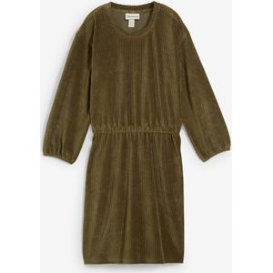 Jurk van jersey corduroy