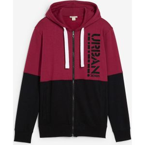 Sweatvest met capuchon van biologisch katoen