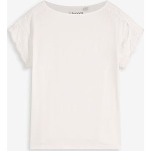 Viscose shirt met kant