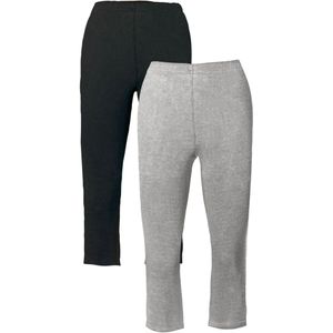 Stretch capri legging (set van 2)