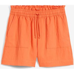 Paperbag short van een soepele Lyocellmix