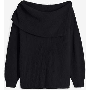 Asymmetrische off shoulder trui