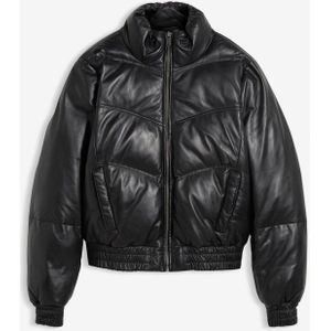 Leren jas van lamsnappa