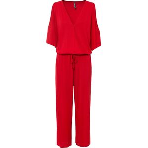Jersey jumpsuit van vloeiende viscose