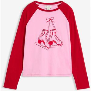 Raglan longsleeve van puur katoen