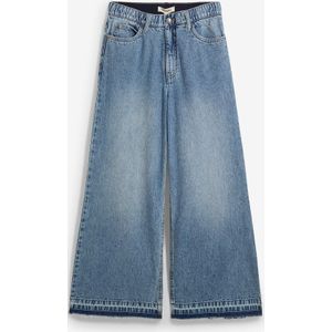 Wide leg jeans high waist, cropped
