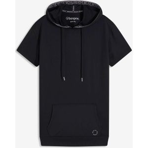 Oversized sportshirt met capuchon, sneldrogend
