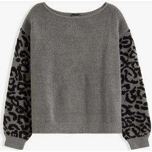 Trui met luipaardpatroon