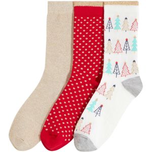 Sokken met glitter (3 paar)