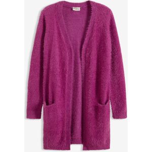 Lang vest in fluffy look