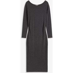 Midi-jurk met kasjmier