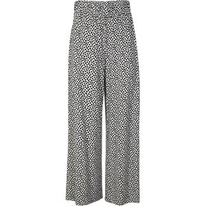 Jersey palazzo broek met comfortband, gedessineerd