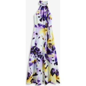 Maxi jurk van stevige scubastof