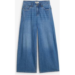 Wide leg jeans mid waist