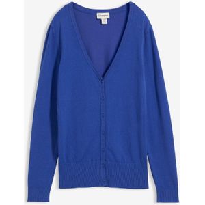 Basic vest met knoopsluiting